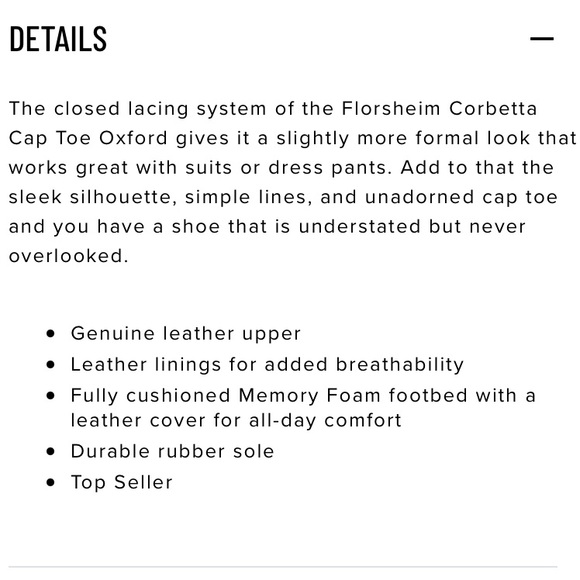 Florsheim Corbetta Cap Toe Oxford main image 15